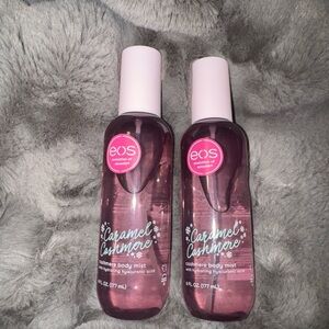 EOS Caramel Cashmere Body Mist Dual x 2 Christmas limited edition